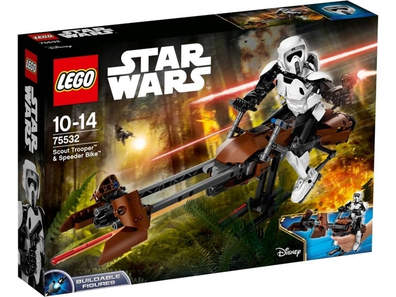 LEGO Set-Scout Trooper & Speeder Bike-Star Wars-75532-1-Creative Brick Builders